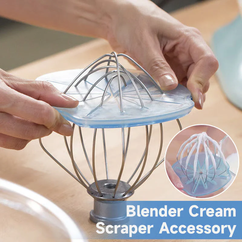 Blender Cream Scraper Accessory ~ A simple upgrade for smoother baking. - Image 2