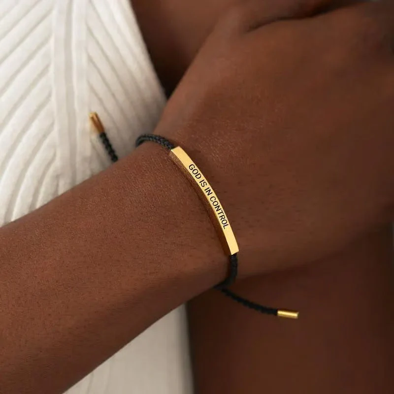 āGod is in Controlā Inspiring Bracelet ~ A Daily Reminder of Faith, Peace, and Strength - Image 3