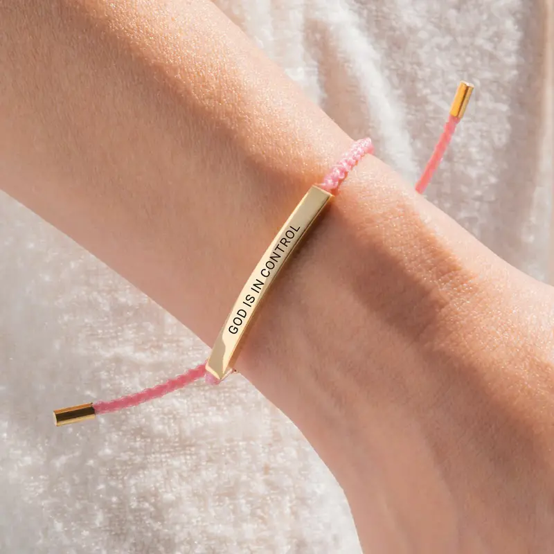 āGod is in Controlā Inspiring Bracelet ~ A Daily Reminder of Faith, Peace, and Strength - Image 4