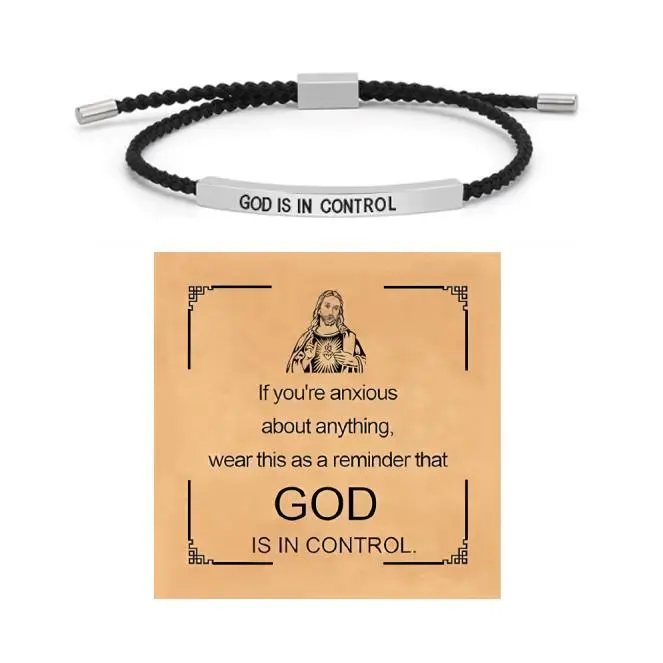 āGod is in Controlā Inspiring Bracelet ~ A Daily Reminder of Faith, Peace, and Strength - Image 5