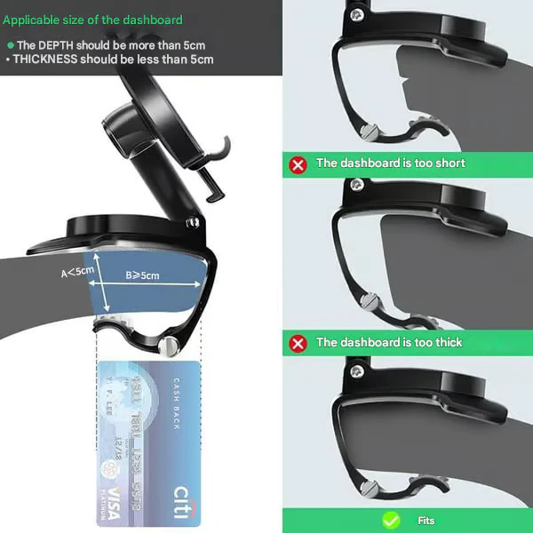 Multifunctional Car Dashboard Phone Holder ~ The Last Phone Mount You’ll Ever Need. - Image 7