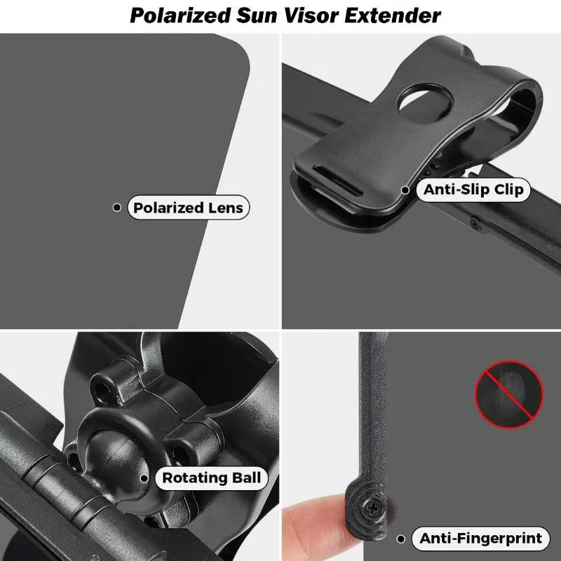 Polarized Car Visor ~ Block glare and drive comfortably in any weather- - Image 10