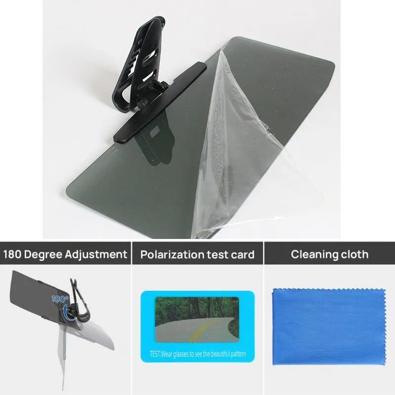 Polarized Car Visor ~ Block glare and drive comfortably in any weather- - Image 4