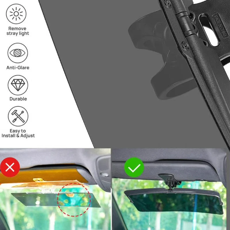Polarized Car Visor ~ Block glare and drive comfortably in any weather- - Image 8