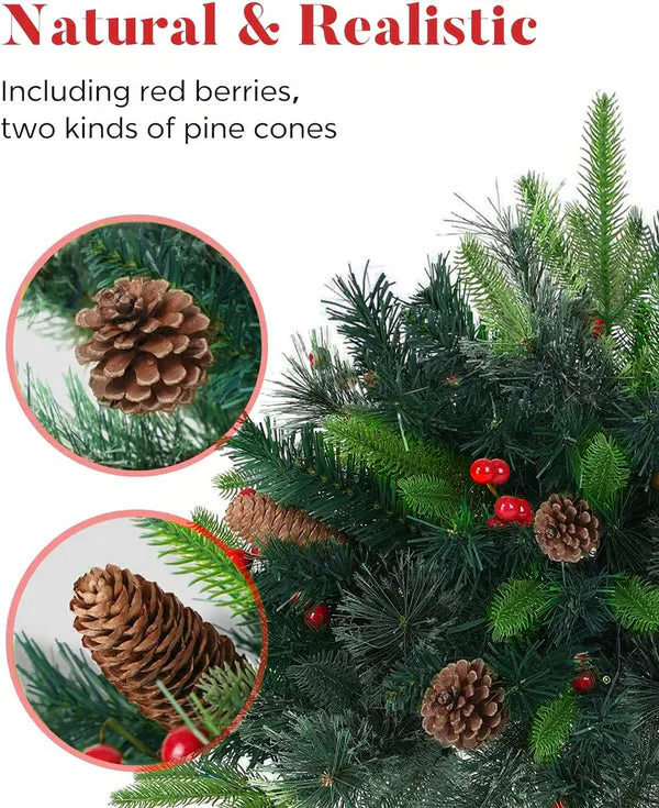 Mini Artificial Christmas Tree ~ Weatherproof sparkle for entryways and patios. - Image 11