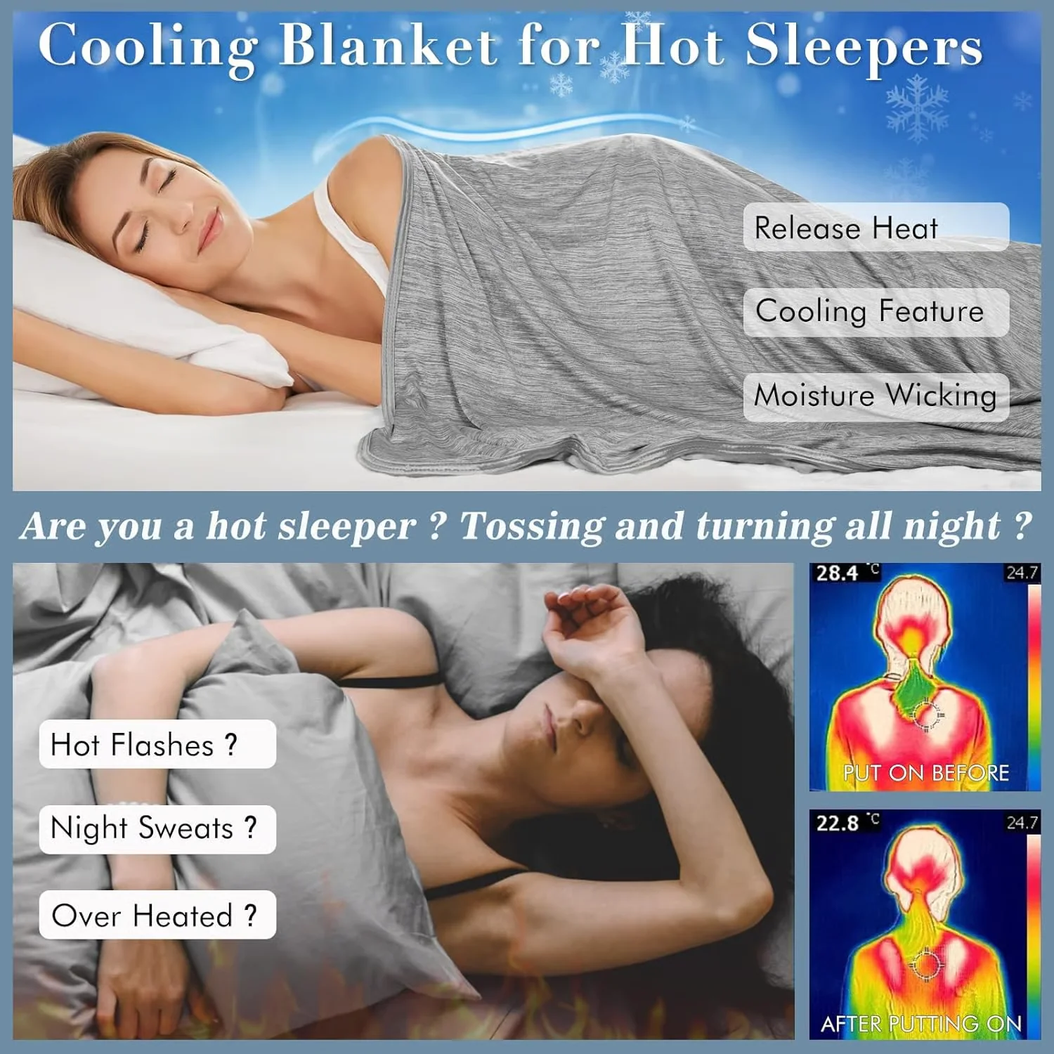 Summer Cooling Blanket ~ Instantly chill your nights, sleep dry and deep - Image 3
